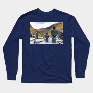 Honister Slate Mine Sculptures Long Sleeve T-Shirt